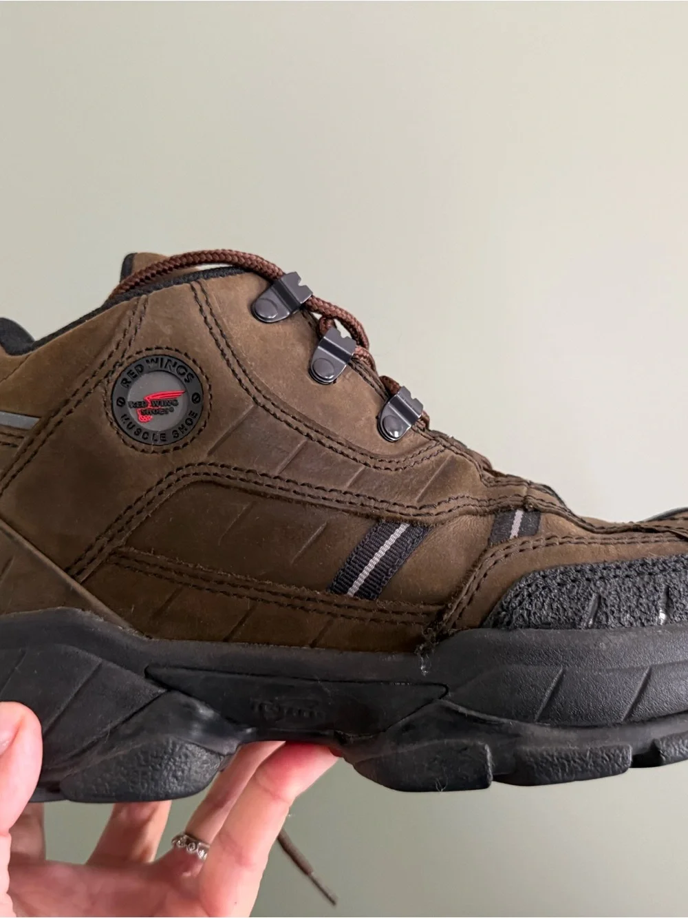 Men's Brown Outdoor Boots- Red Wings